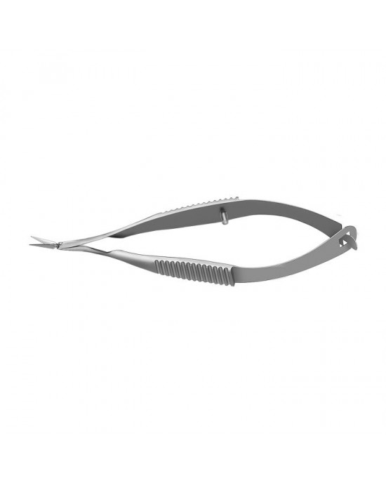 Vannas Capsulotomy Scissors, Angled On Flat