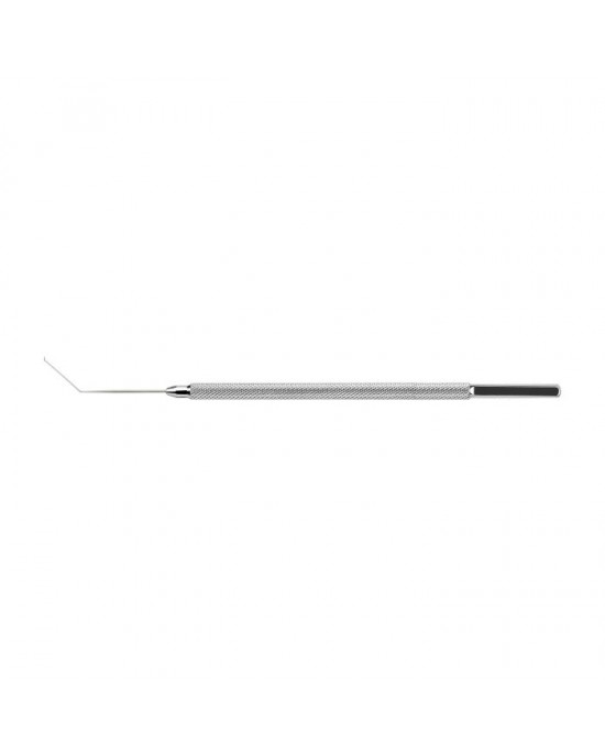 Double ended dissector, with one end 0.7mm wide and one end 1.2mm wide.