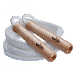 Classic Nylon Jump Rope with Wood Handles