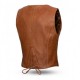 Women's Western Style Motorcycle Leather Vest
