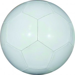 MACHINE STITCH FOOTBALL MADE OF LOCAL PVC WITHOUT FABRIC RUBBER BLADDER SIZE 5 WEIGHT 190-200G 