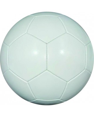 MACHINE STITCH FOOTBALL MADE OF PVC SHINE WITH FABRIC LAYER RUBBER BLADDER SIZE 5 WEIGHT 260 - 280 G 