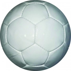 HAND MADE FOOTBALL 420-430 GRAM 4 FABRIC LAYERS RUBBER BLADDER MADE OF PVC PAK SHINE SIZE 5