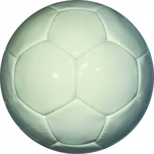 HAND MADE FOOTBALL 420-430 GRAM 4 FABRIC LAYERS RUBBER BLADDER MADE OF PVC PAK YELLOWISH SHINE SIZE 5