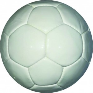 HAND MADE FOOTBALL 420-430 GRAM 4 FABRIC LAYERS RUBBER BLADDER MADE OF PU PVC PAK SHINE SIZE 5