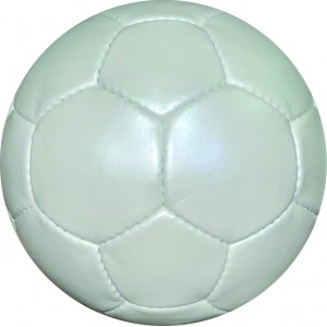HAND MADE FOOTBALL 420-430 GRAM 4 FABRIC LAYERS RUBBER BLADDER MADE OF  PAK-G14 PEARL SIZE 5