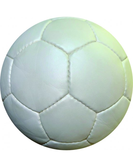 HAND MADE FOOTBALL 420-430 GRAM 4 FABRIC LAYERS RUBBER BLADDER MADE OF PAK G-14 OFF WHITE SIZE 5